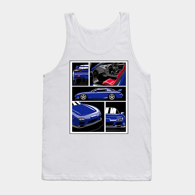 RX-7 Tank Top by icemanmsc